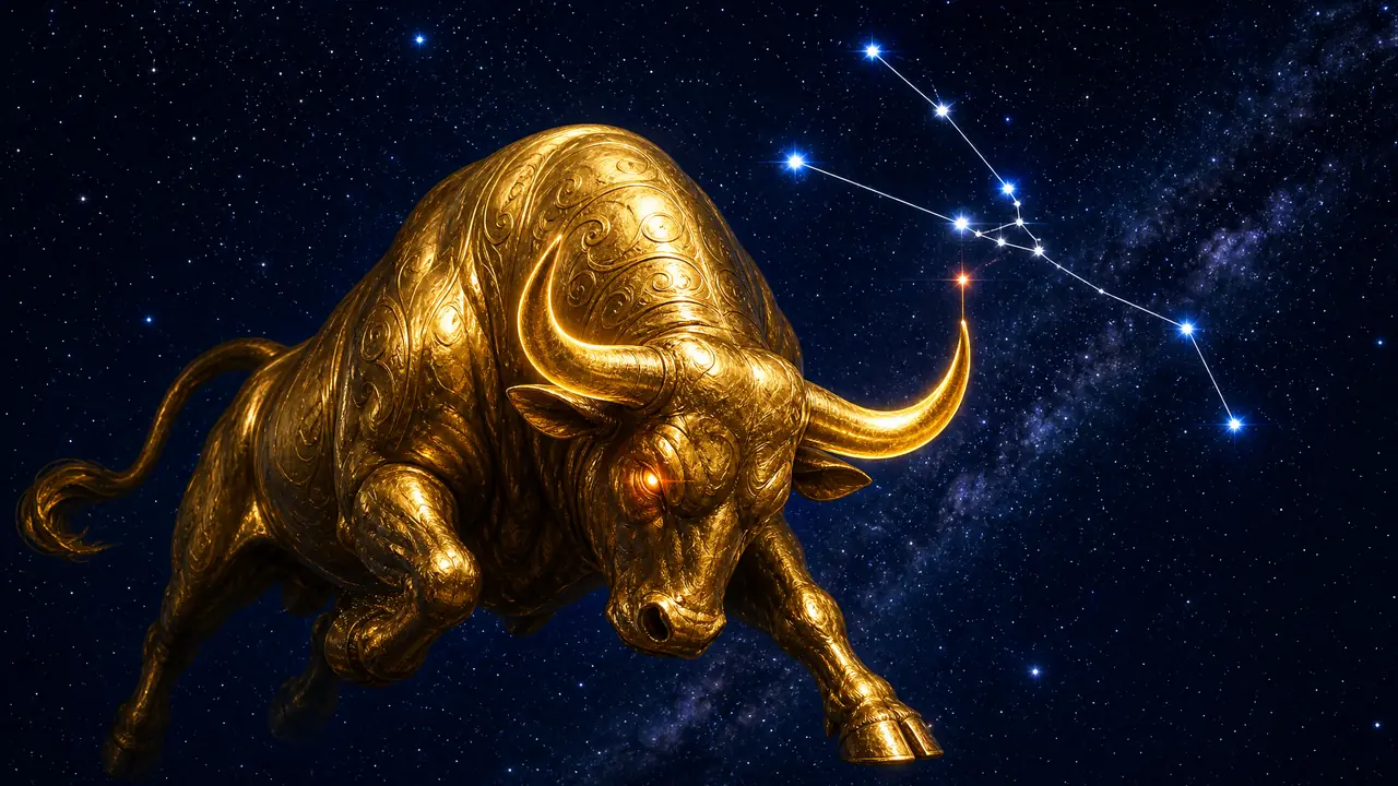 ai绘画金牛主题怎么画：星座符号、金色公牛与星空背景的出图思路