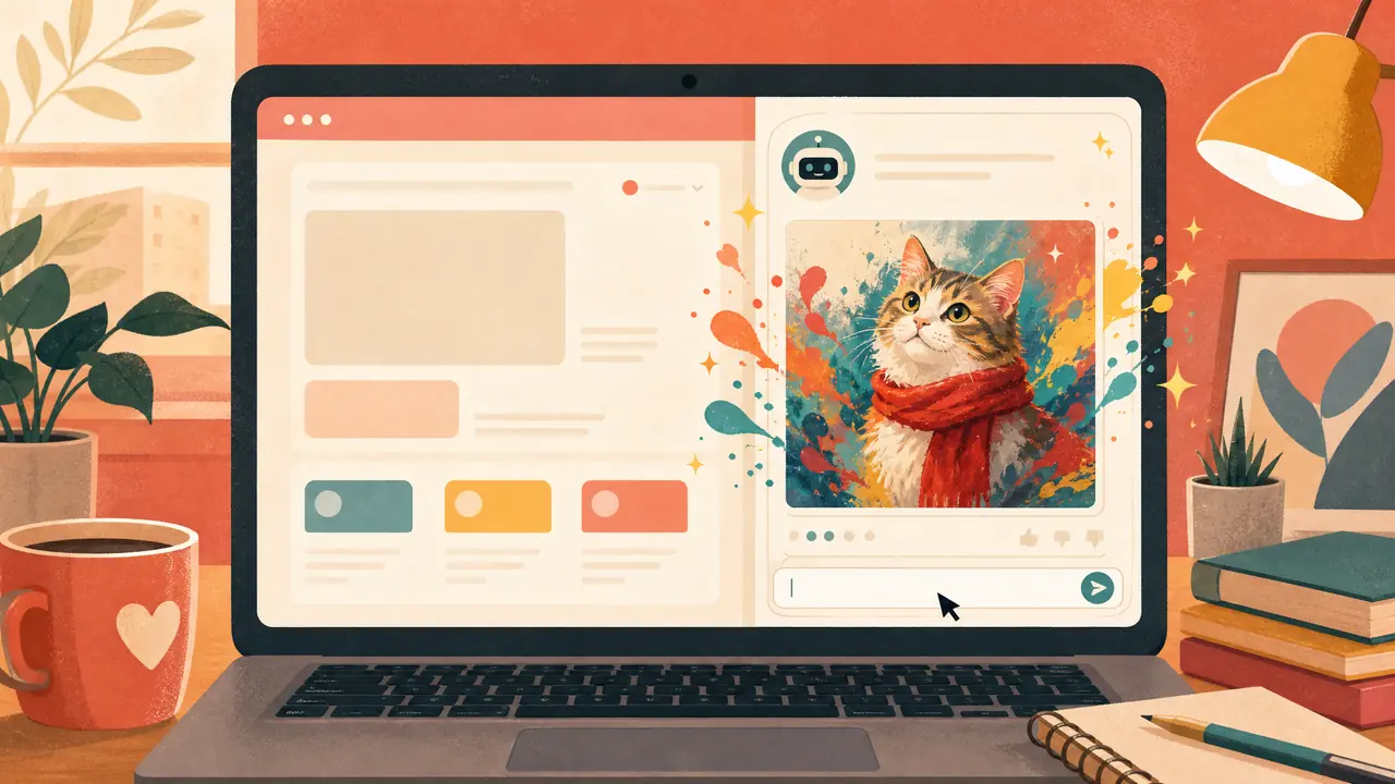 monica ai绘画体验：在浏览器助手里顺手画图，快但控制弱
