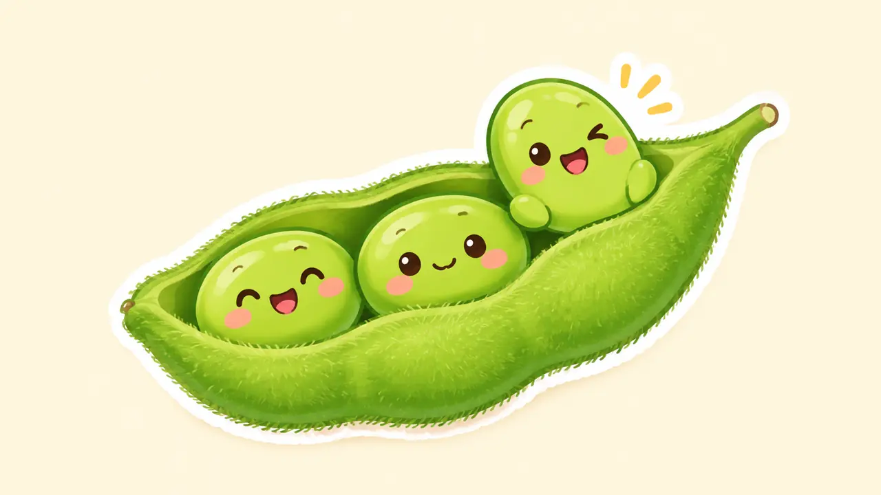 毛豆绘画ai玩出新花样：豆荚拟人、贴纸小物与定制头像画法