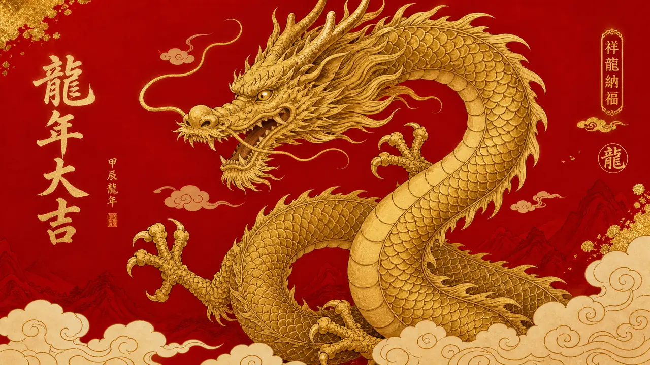 龙年绘画ai怎么出年味图？打印店老板的生肖物料实战手记