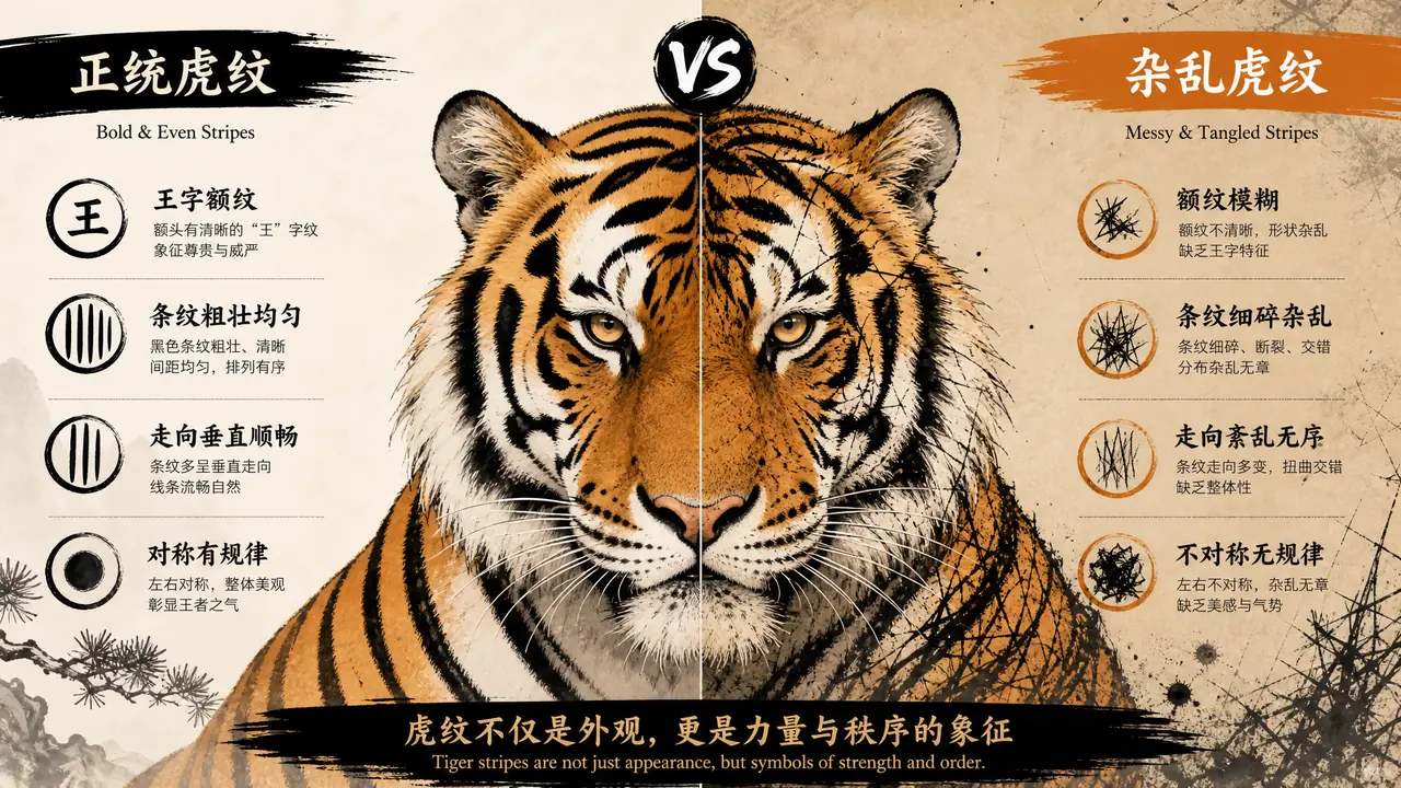 老虎绘画AI总把斑纹画乱？先懂纹路再写提示词
