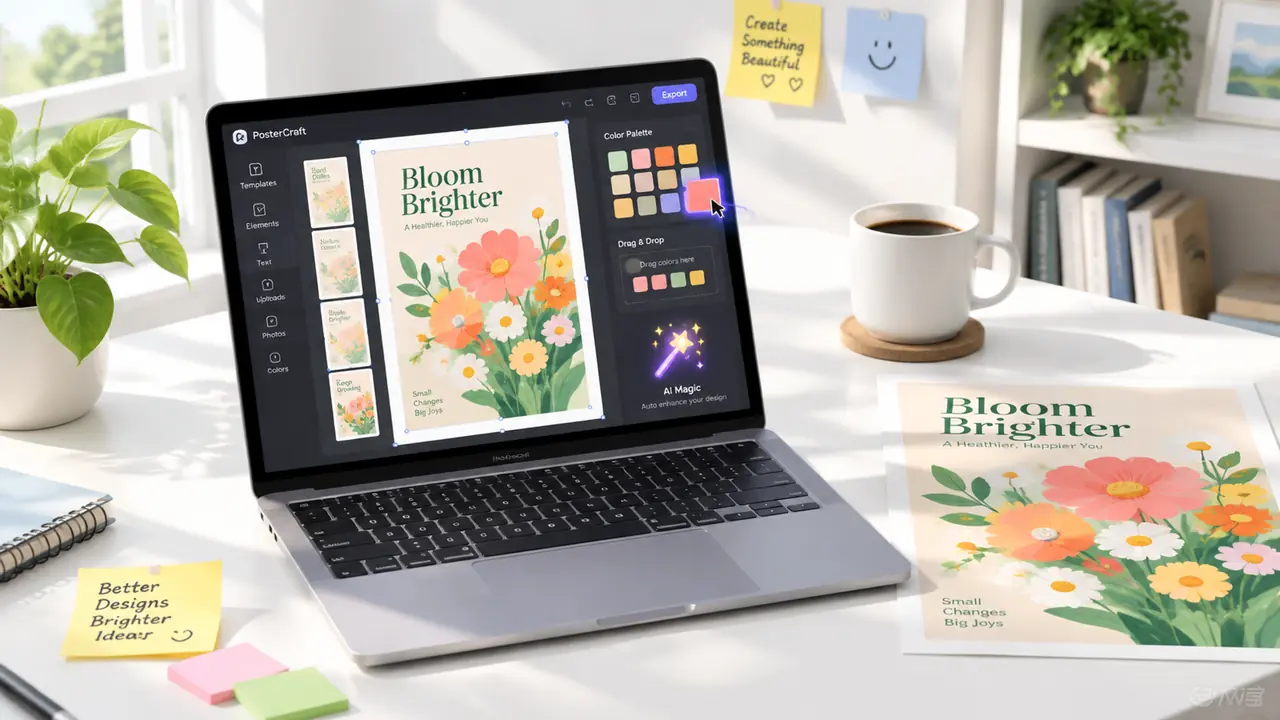canva ai绘画实测：Magic Media文生图够不够用，和专业跑图差在哪