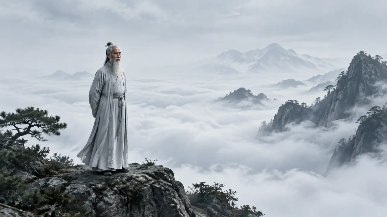 宗师ai绘画出味指南：白发宗师的气度是这样摆出来的