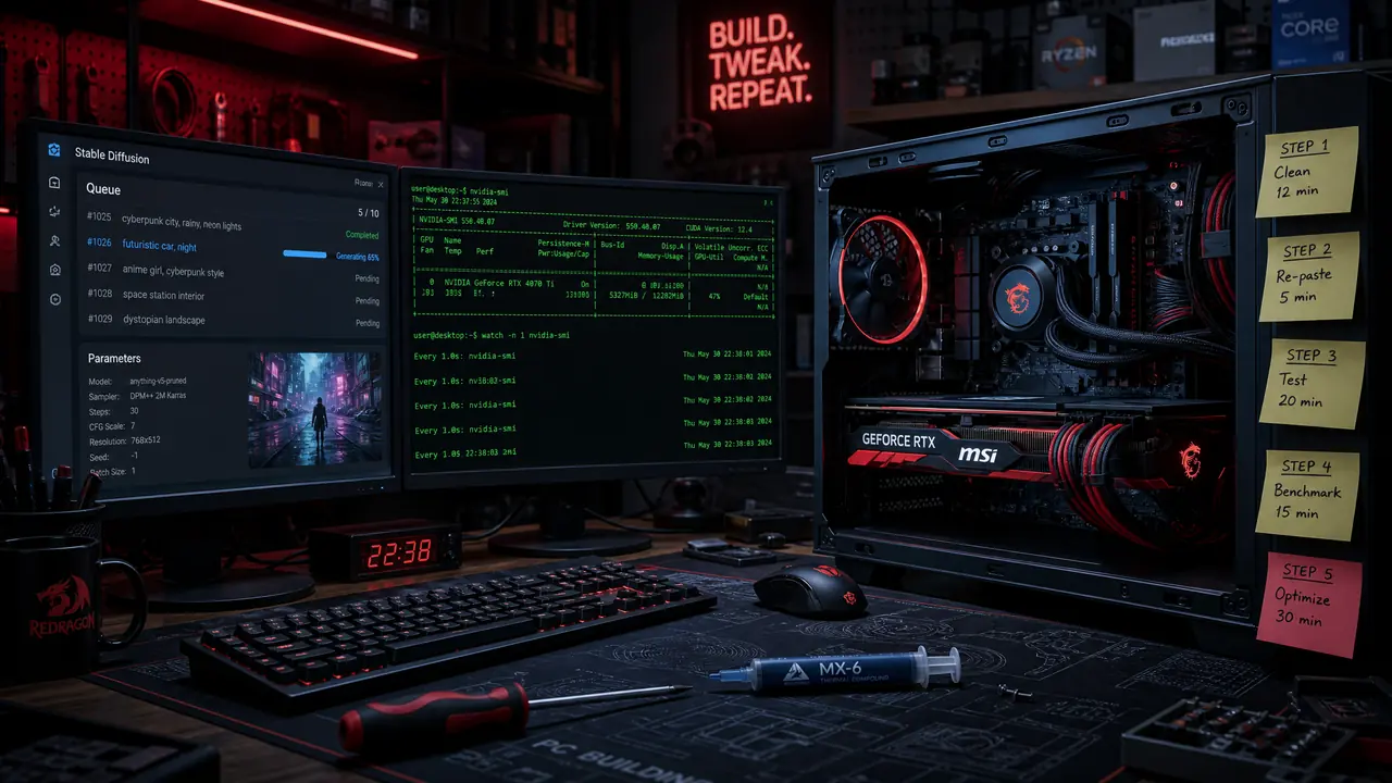 AI绘画RX显卡实测：RX 6700 XT跑SD的折腾记录与结论