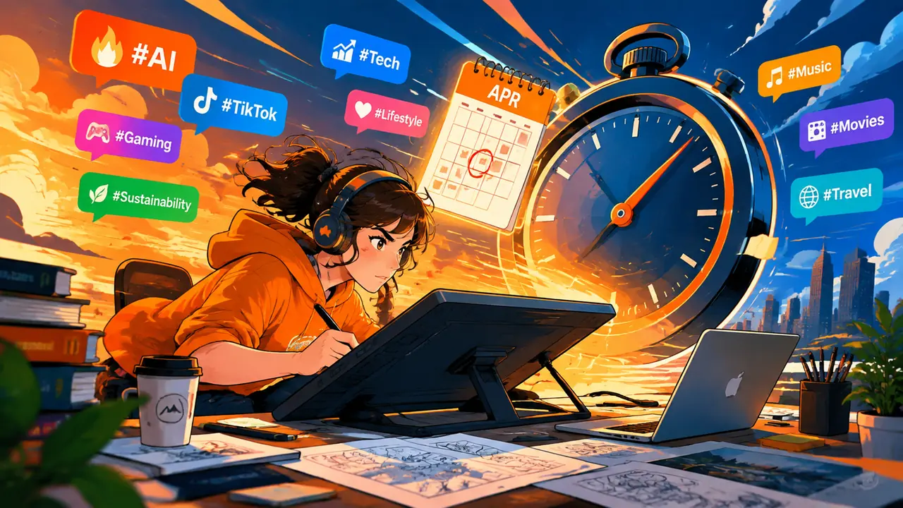 热点ai绘画怎么蹭才不掉队：选题窗口、出图节奏与三条红线
