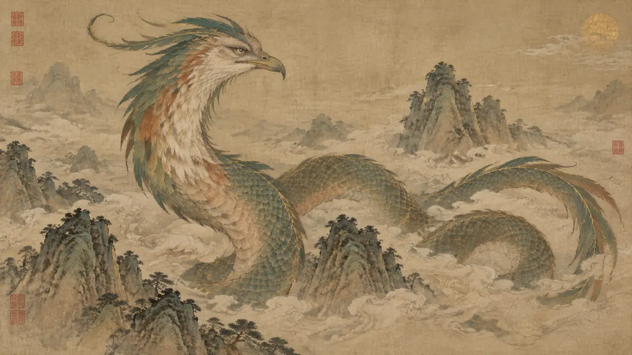 ai 绘画 山海异兽造兽记：典籍描述拆词与跨物种拼接的调法