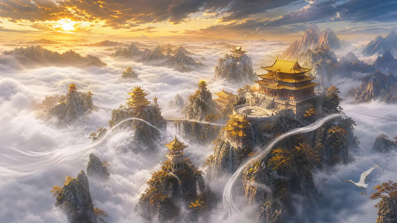 ai绘画栾川山水实录：老君山金顶云海与重渡沟竹海的出图参数