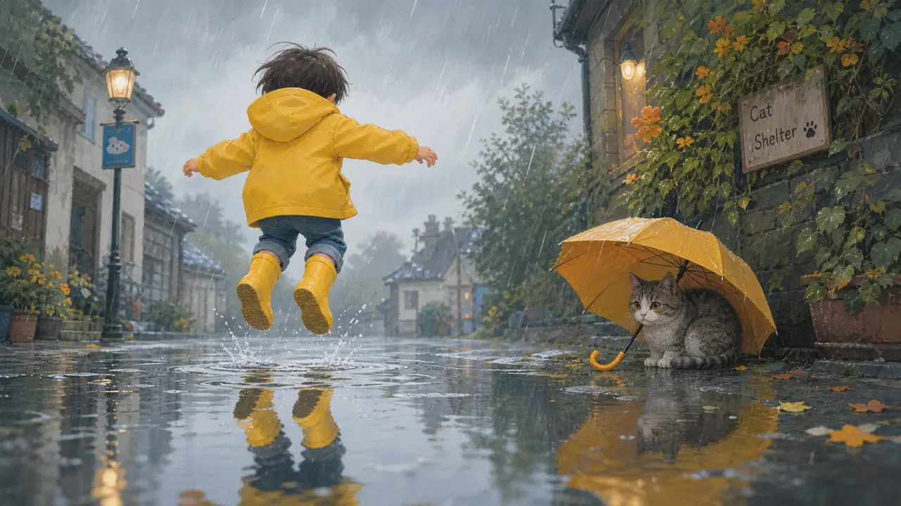 ai绘画雨靴总画成普通胶鞋？鞋型弧度与雨天光的调法