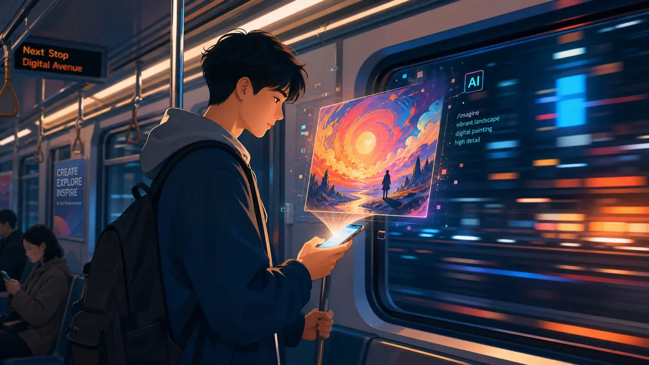 ai应用绘画选哪个？通勤族实测手机端App的差别与坑