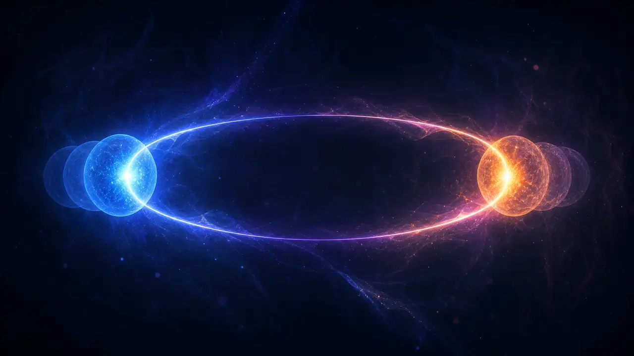 ai绘画量子题材怎么画？纠缠光线与科幻实验室的提示词拆解