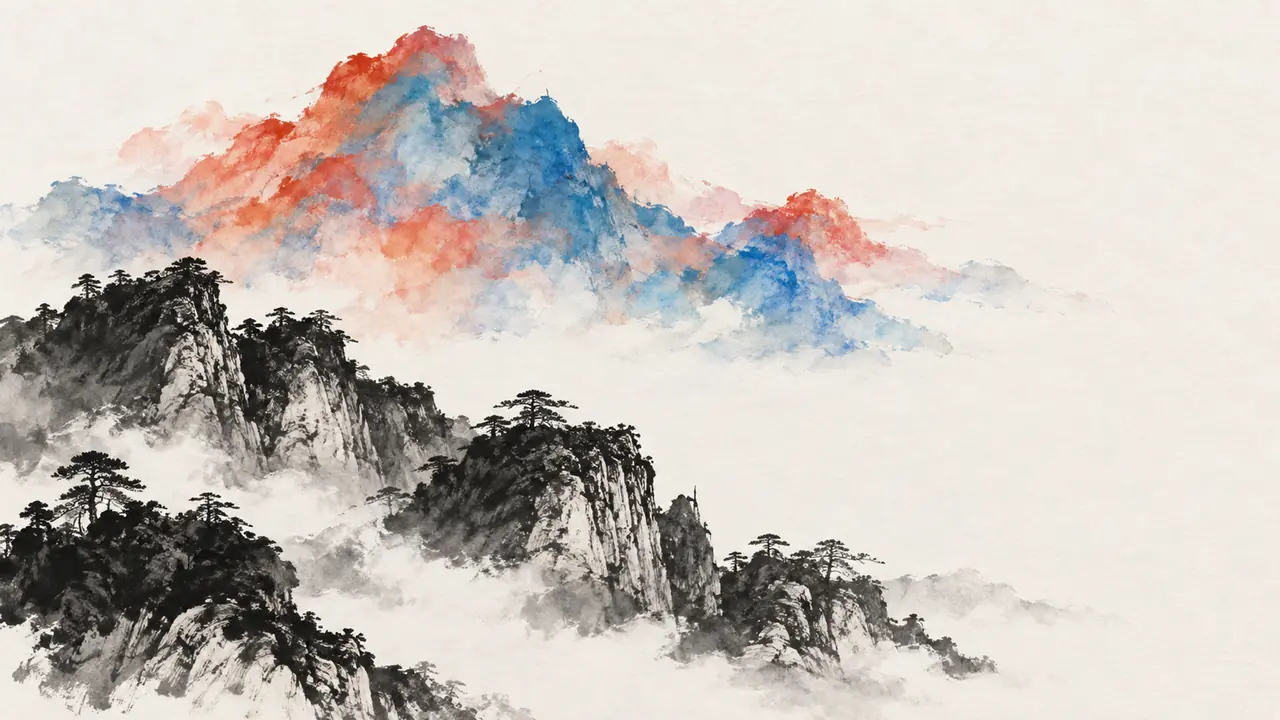 ai绘画墨彩怎么出味道：墨为骨、彩为衣的双层画法与参数