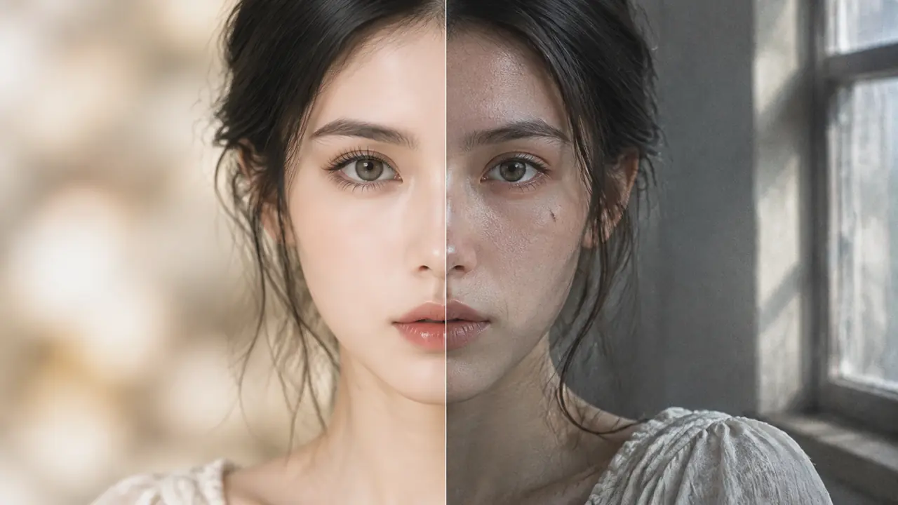 ai味绘画怎么去掉？蜡皮脸、奶油虚化等典型AI味的成因与修法