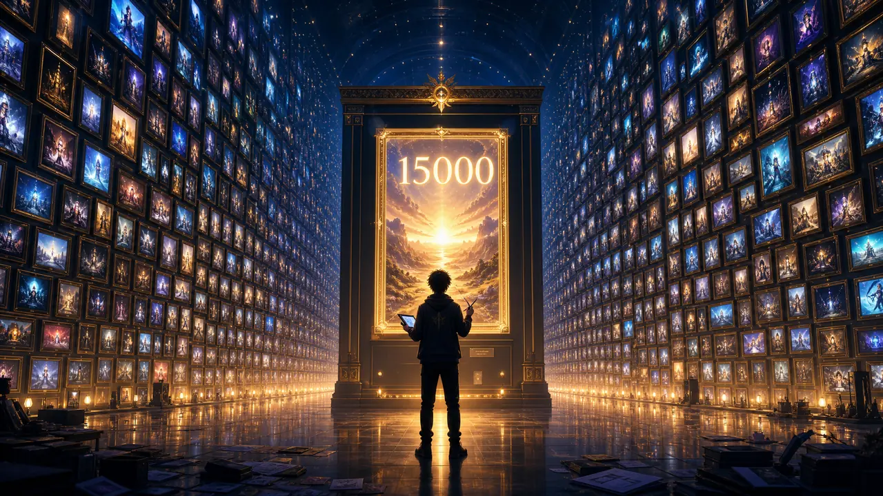 ai绘画15000张之后我才承认：练量有用，但得这么练