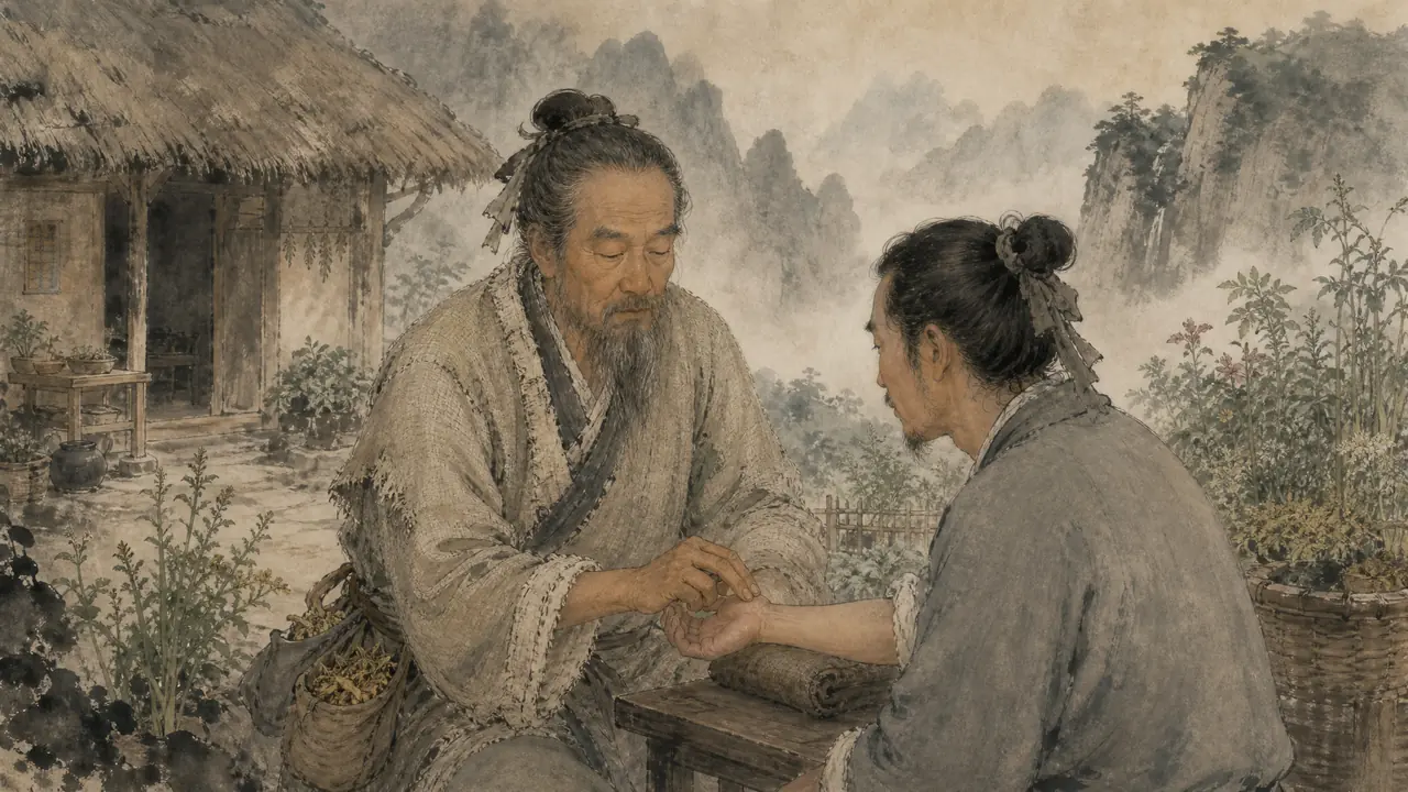 扁鹊ai绘画怎么画出神医气度：望闻问切与古朴画法