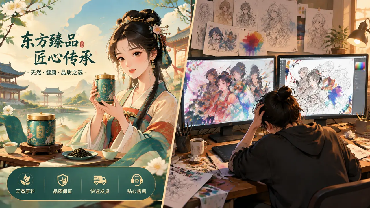 国人ai绘画现在到什么水平了：接单画师视角看国产模型的真短板