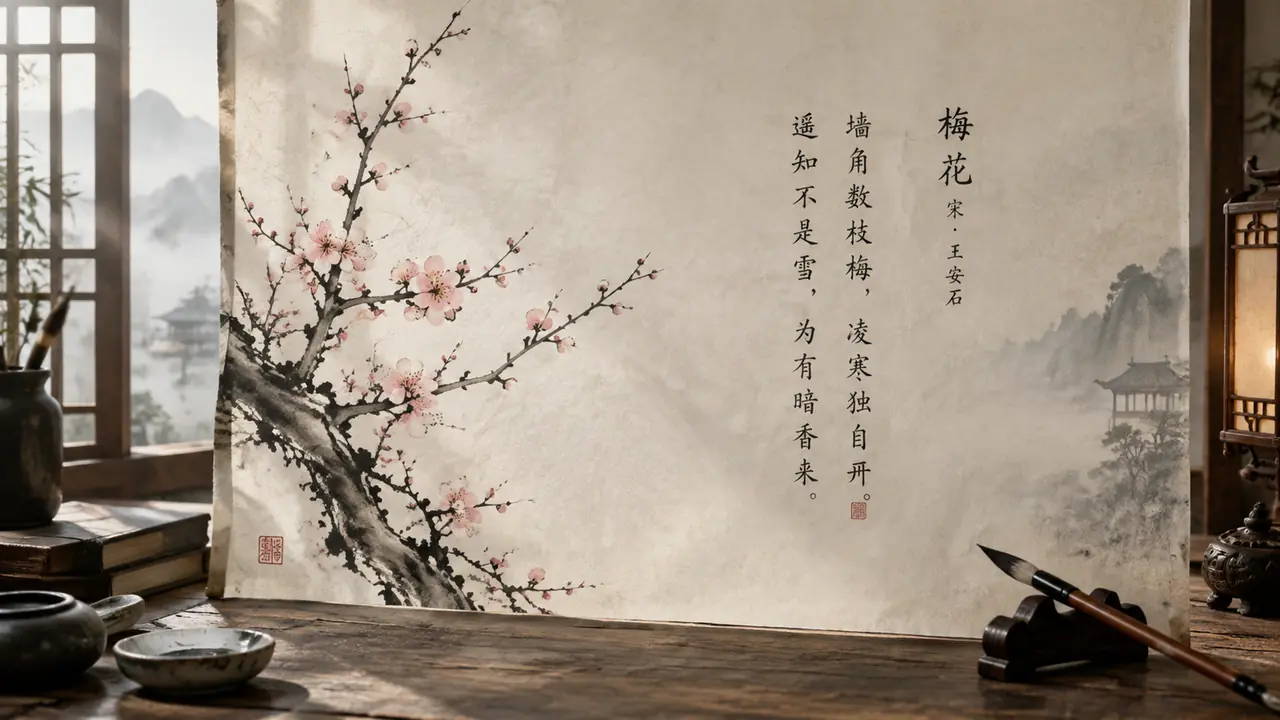 绘画ai写诗实操：先出图再让AI给画配一首不掉链子的题诗