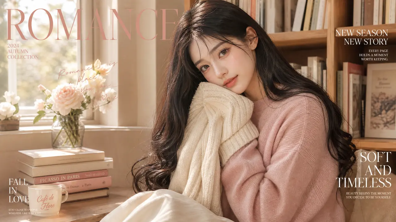 jisoo ai绘画同人向玩法：提炼画报感风格要素的调法