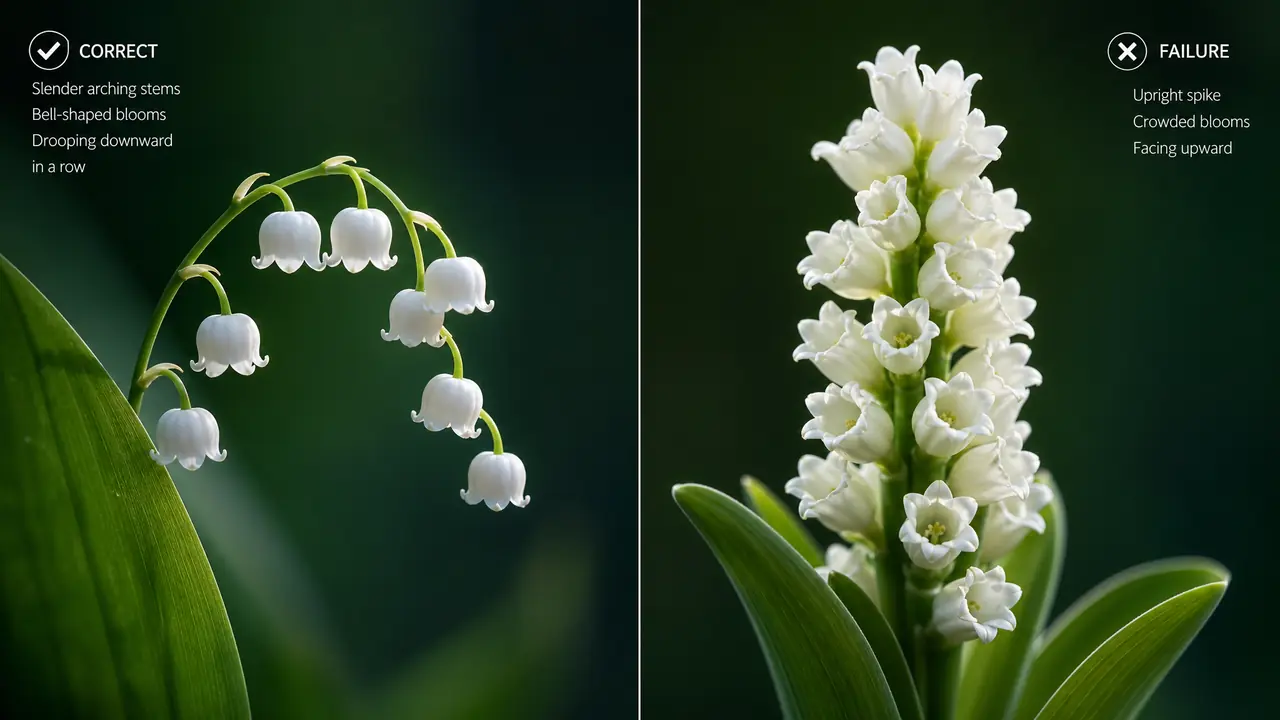 ai绘画铃兰总画成风信子？花形、垂向与留白的实测改法