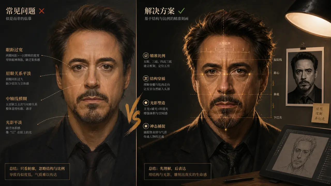 ai绘画明星脸总不像？骨相、打光与垫图的实测调法