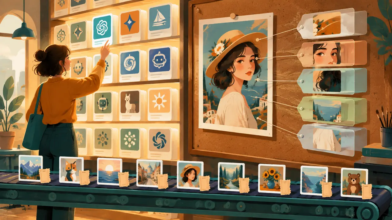 liblib ai绘画排队慢？模型库选型与社区作品拆提示词的实战玩法