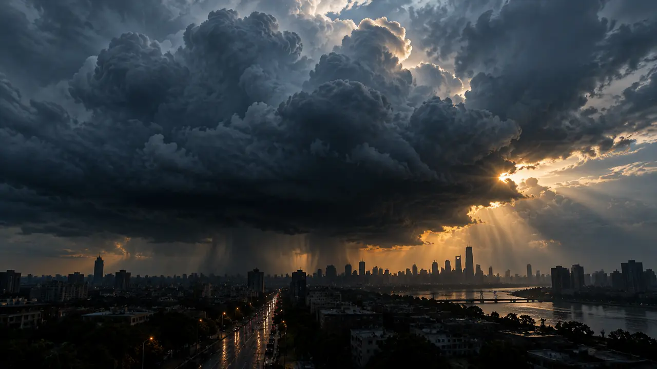 乌云AI绘画总画成灰纸片？积雨云体积感与金边云隙光的调法