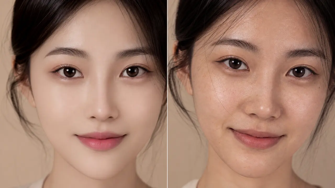 模特美女ai生成图太假？五官精修顺序和参数，照抄就能用
