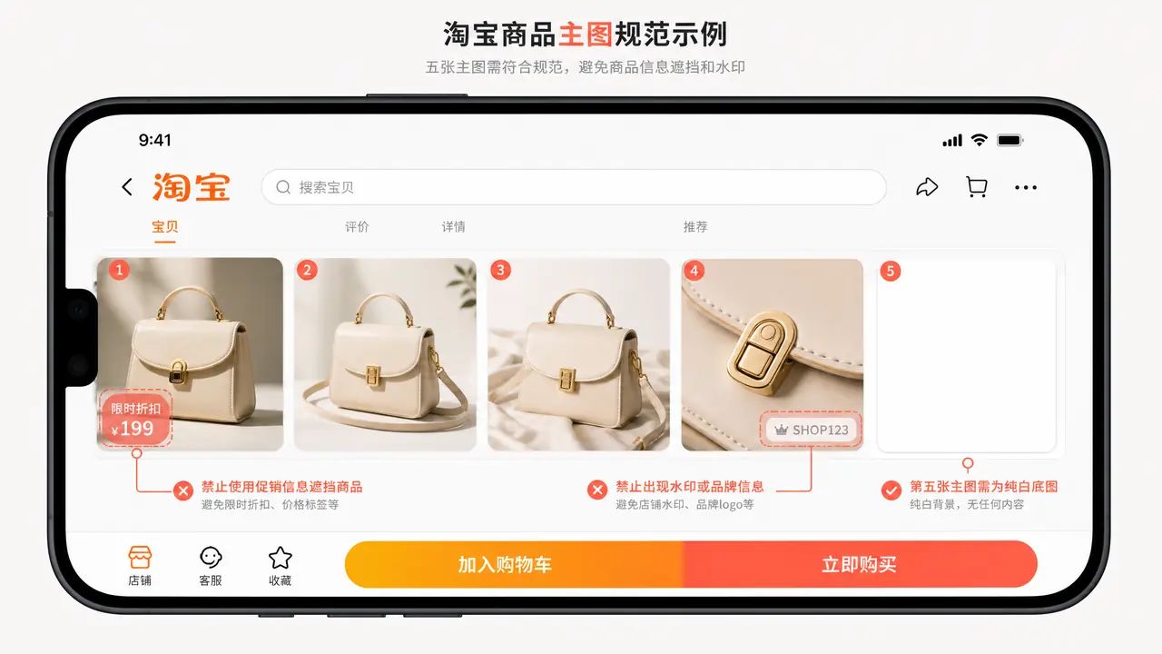 ai淘宝模特做主图，规范红线在哪？我把类目规则翻了一遍再说点击率