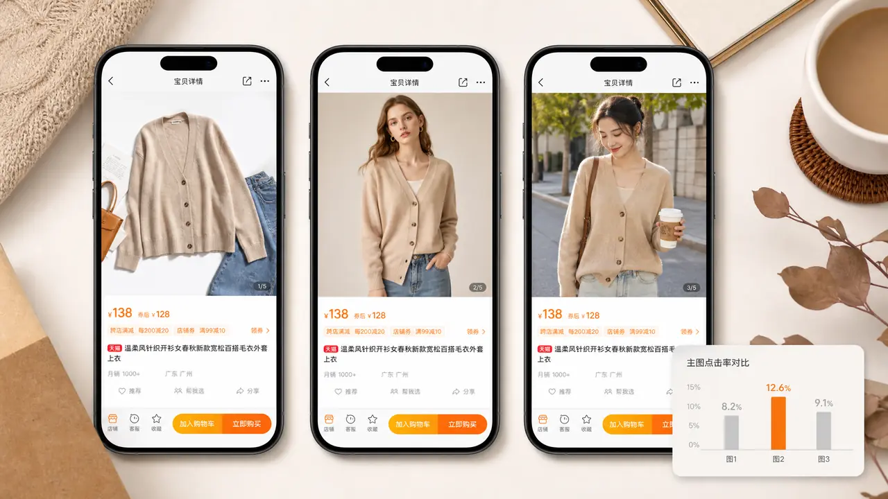 ai模特淘宝开店出主图：规范红线、点击率实测和我踩过的坑