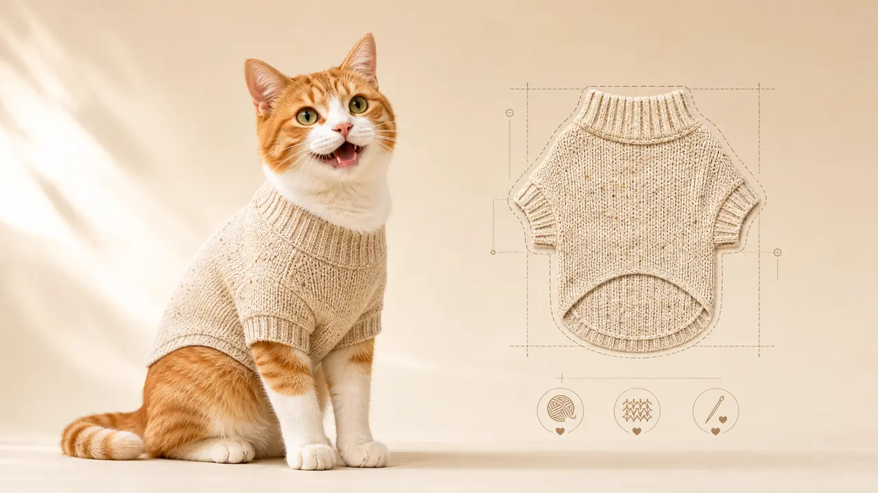 ai模特猫图怎么出？宠物服装店的猫咪上身图流程