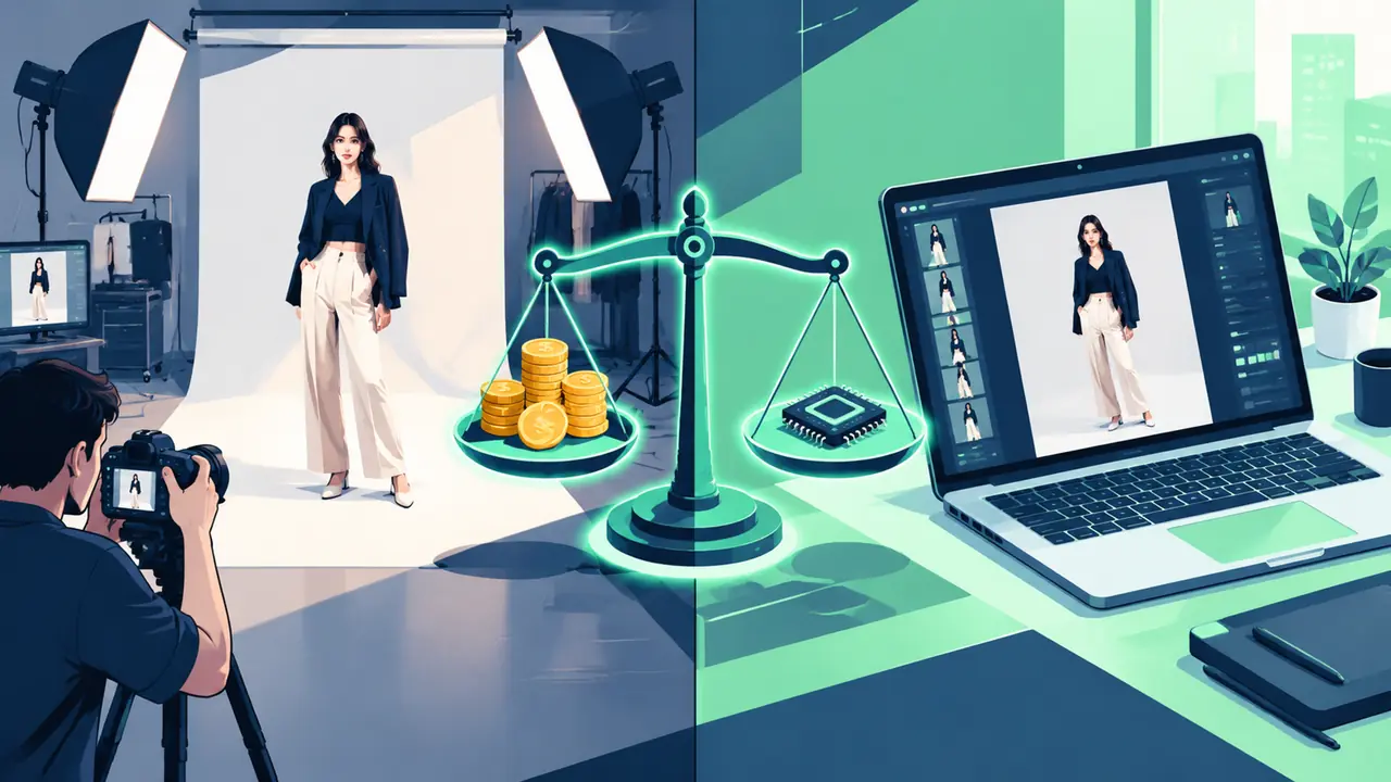 AI模特服饰图到底省多少钱？一笔一笔算给你看