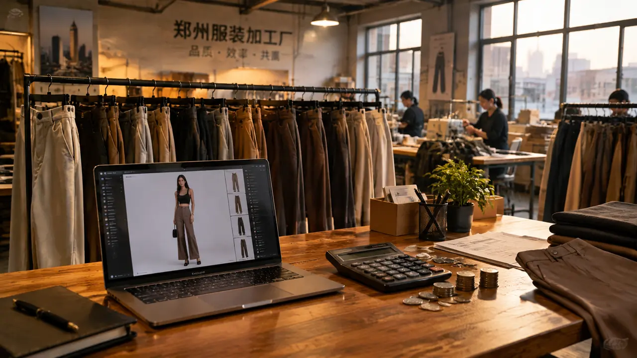 郑州ai模特出图实测：女裤产业带商家把拍摄成本压到一成的方法