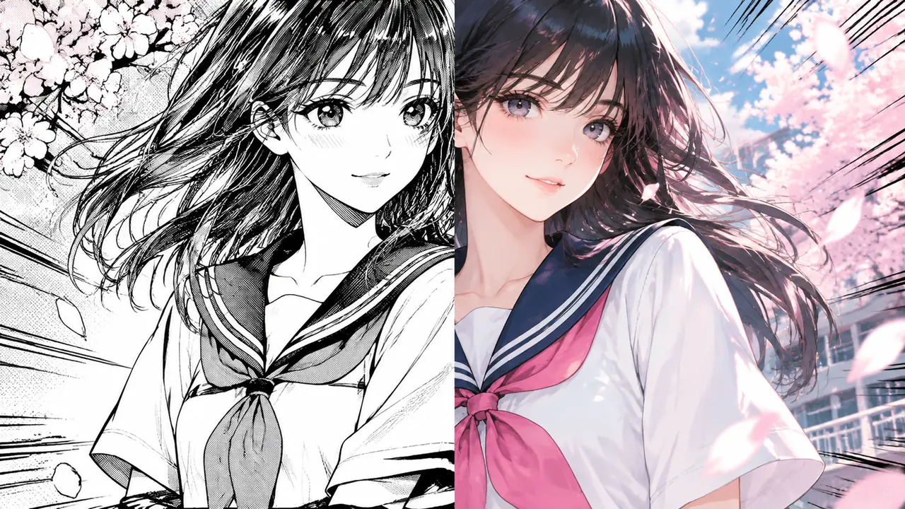 漫画模特ai出图心得：二次元服装店的主图这样画