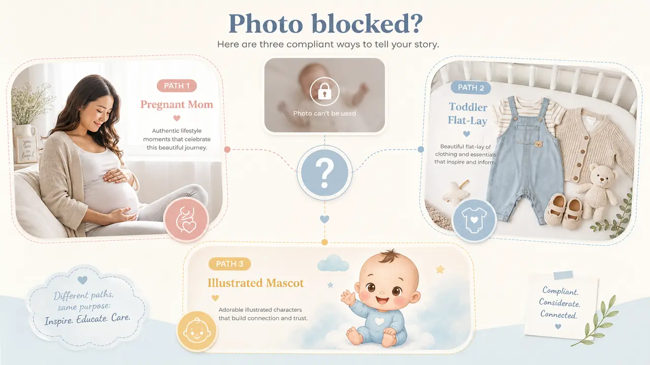 ai模特宝宝图能不能出？婴童类目三条合规替代路线实测