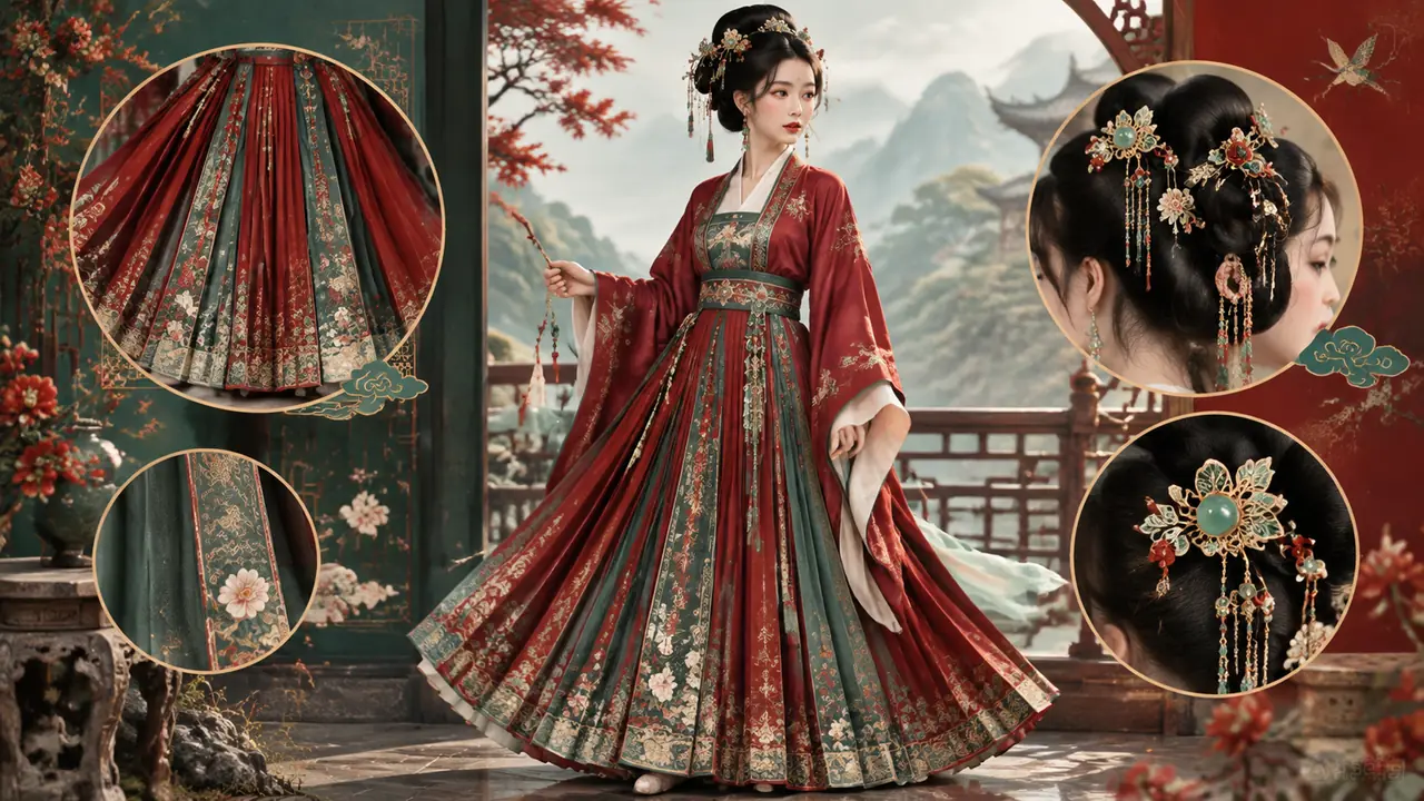 模特ai古装出图：汉服形制还原的调法和翻车点