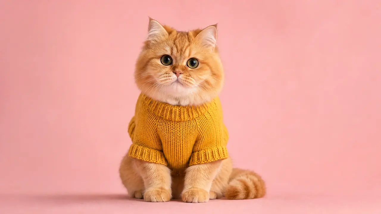 猫猫模特ai出图心得：宠物服装店的上身图这样拍