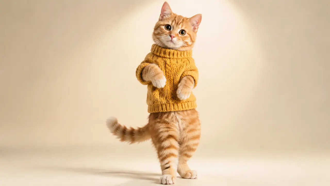 模特ai猫出图手记：虎斑纹路和猫爪是两大难关