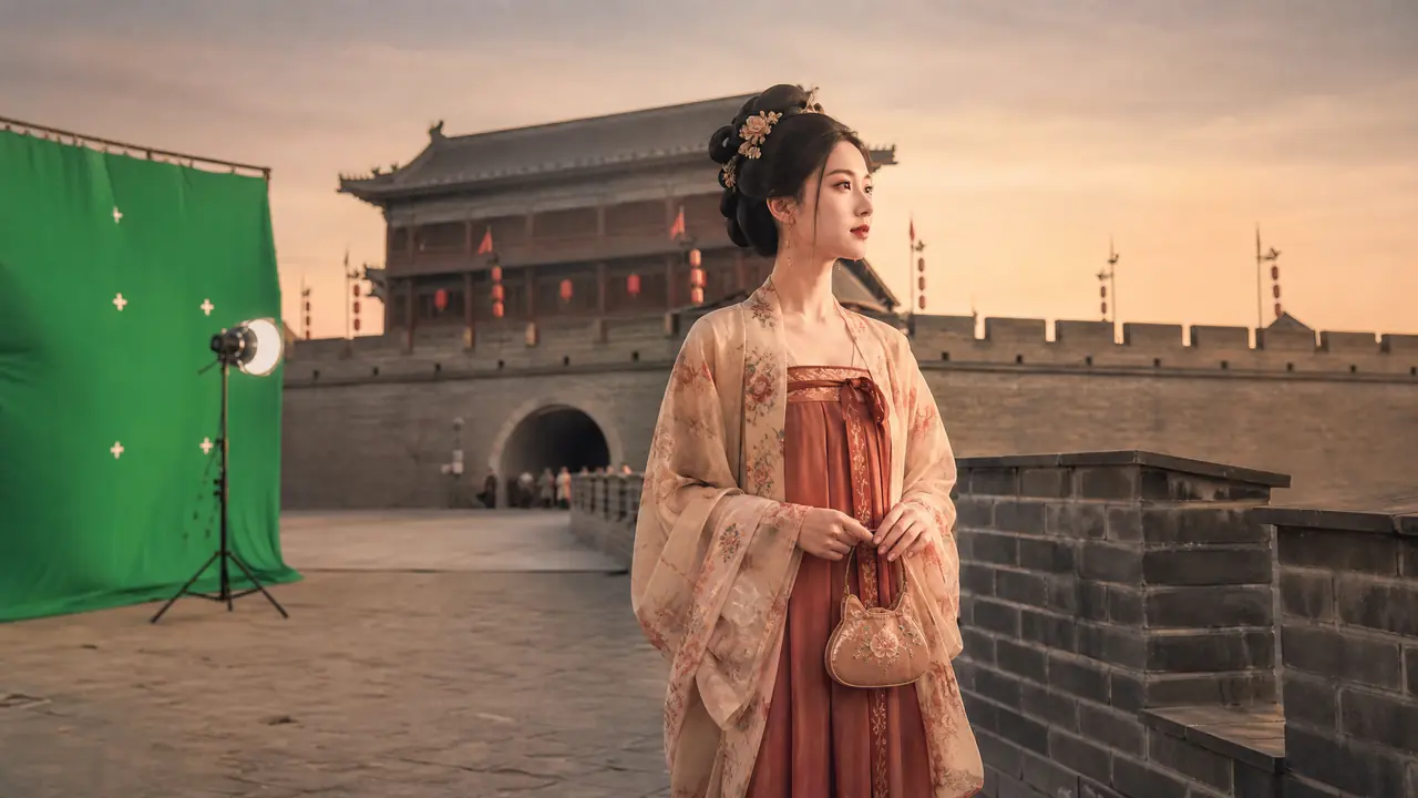 古城ai模特出图手记：汉服上新图不用再跑外景