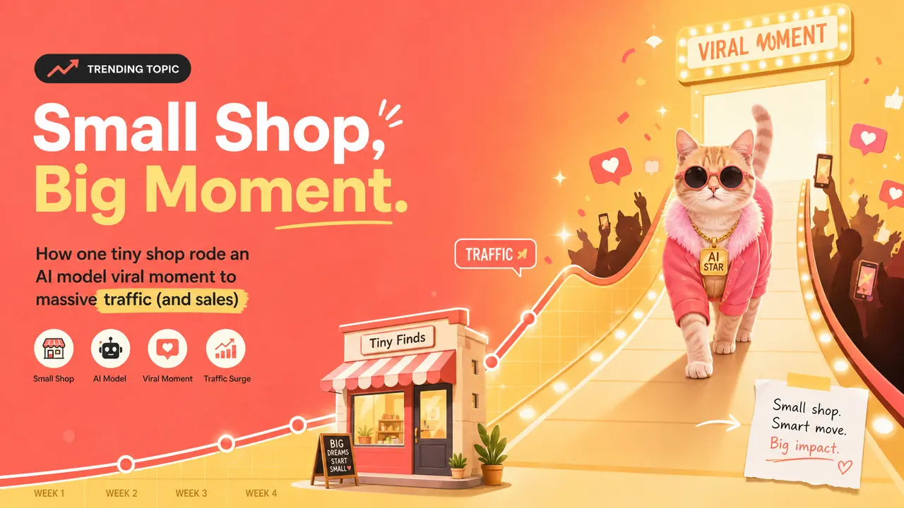ai模特走红之后，那家小店的流量账我算了一遍