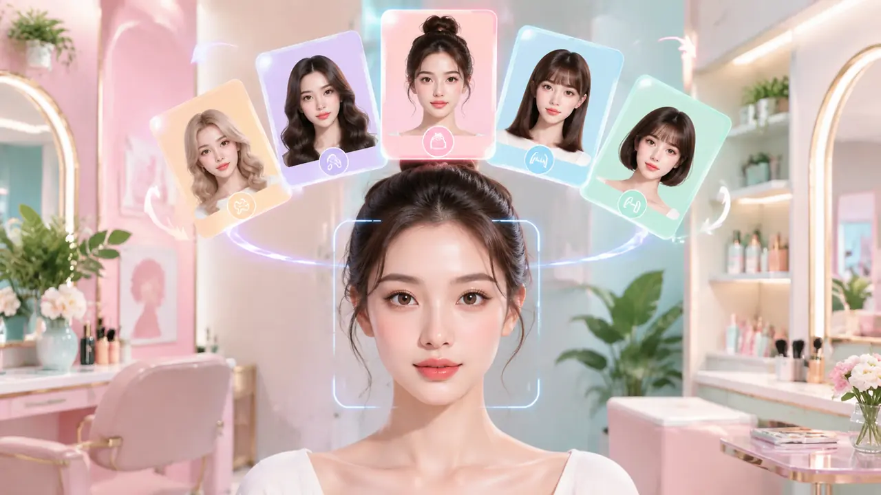 ai短发模特出图心得：发型词写对，脸就不换
