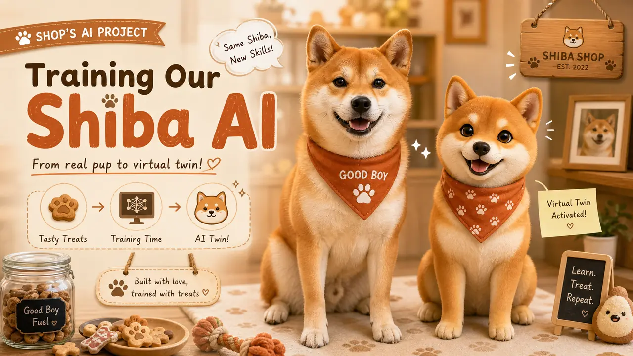 柴犬模特ai养成记：宠物店老板用自家狗炼出专属模特