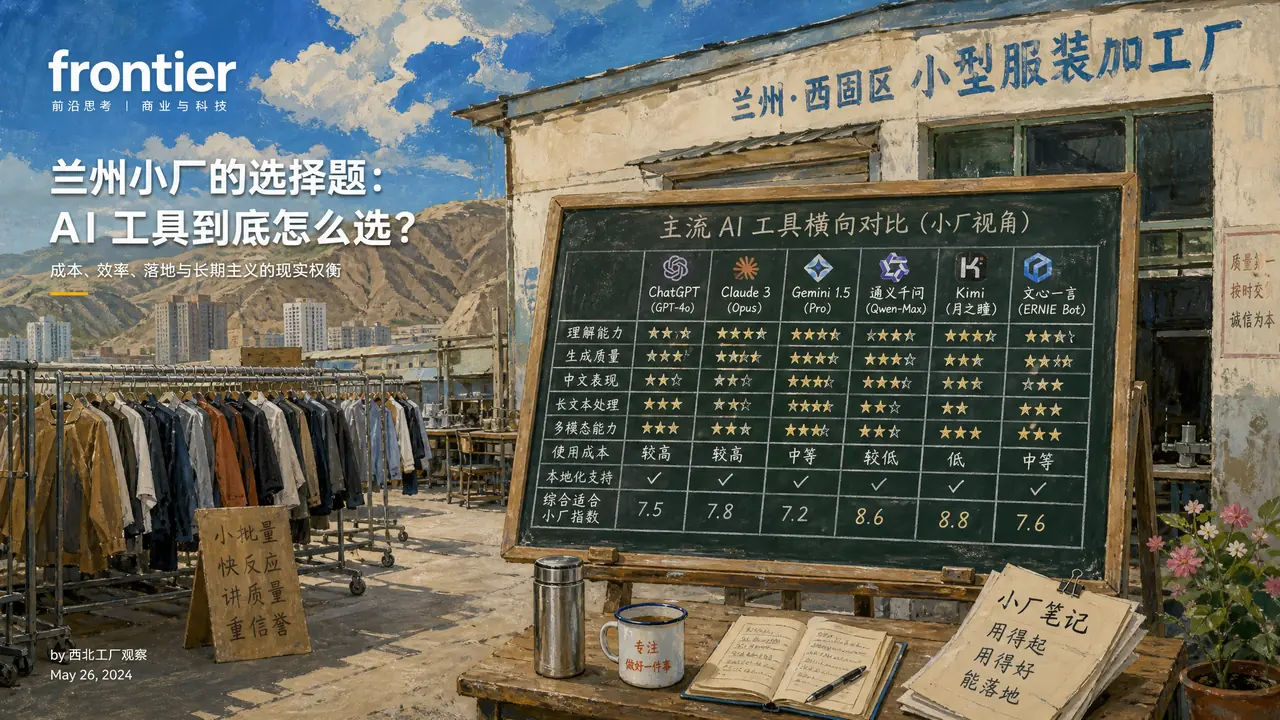 甘肃ai模特厂家怎么选？兰州服装小厂试水对比记