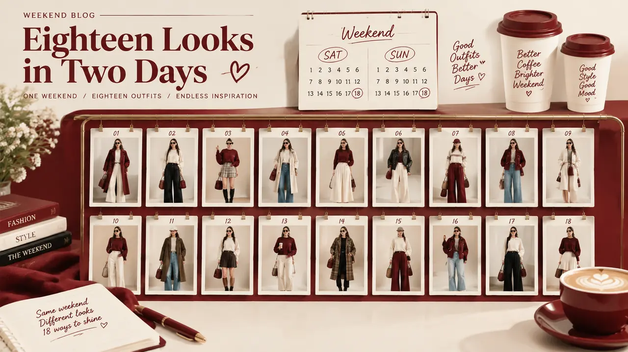 时尚ai模特服装大片：十八套lookbook一个周末的拍法