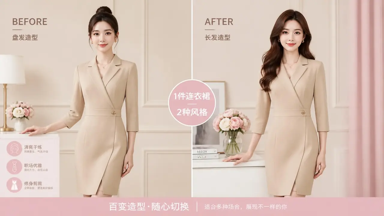 ai模特发型怎么改才自然？女装店主换发型的实测笔记