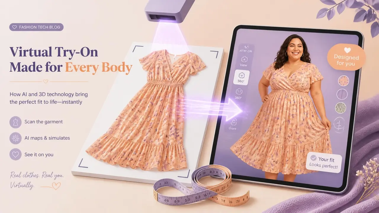 ai衣服穿模特怎么实现？大码女装店主的换装实测