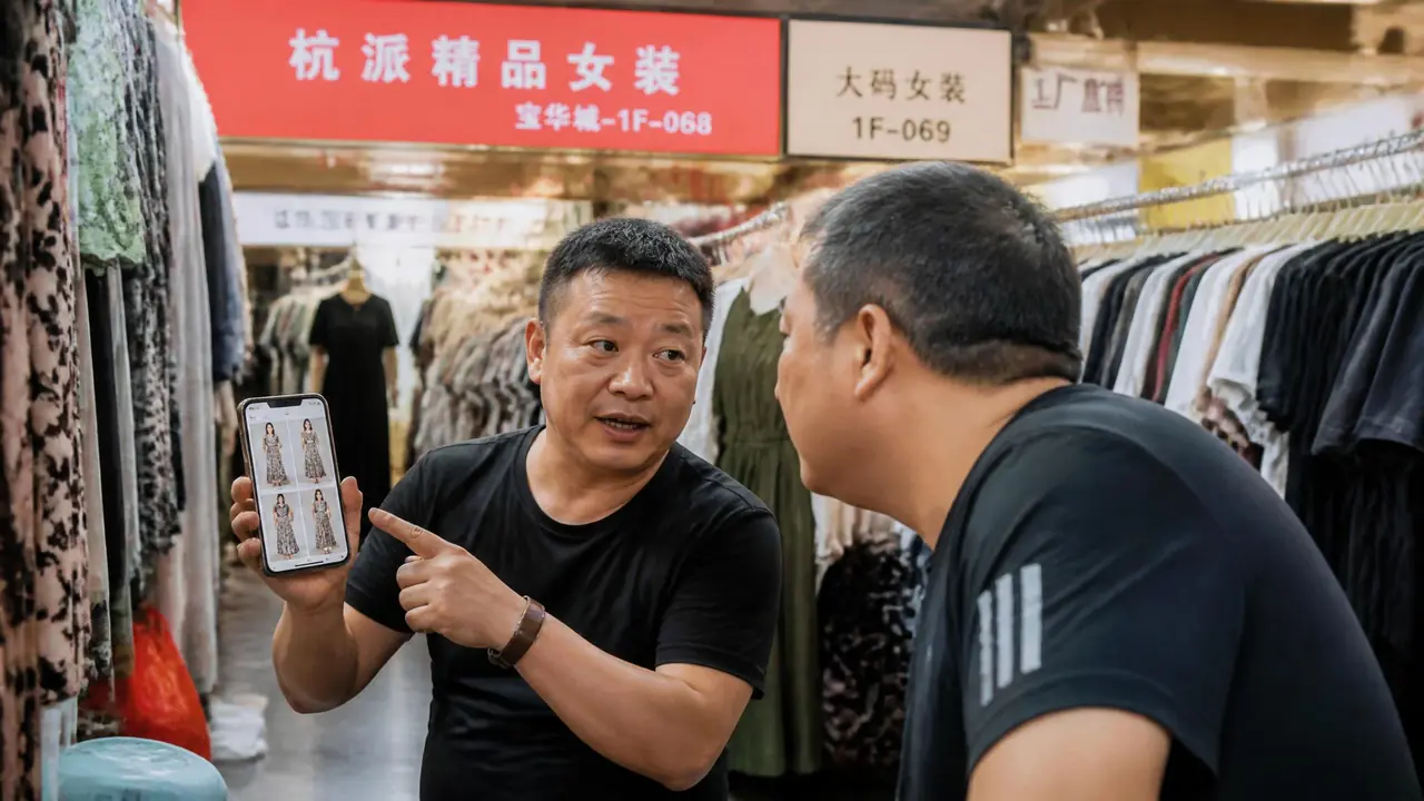 马老师模特AI玩法实测一周：档口主拆解这套土办法