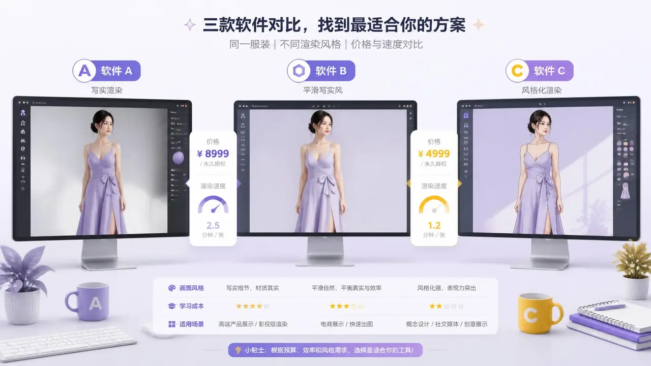 服装ai模特软件怎么选？三类工具的横评实测
