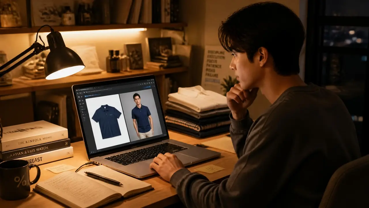 ai 做模特图怎么做？淘宝新店的第一课