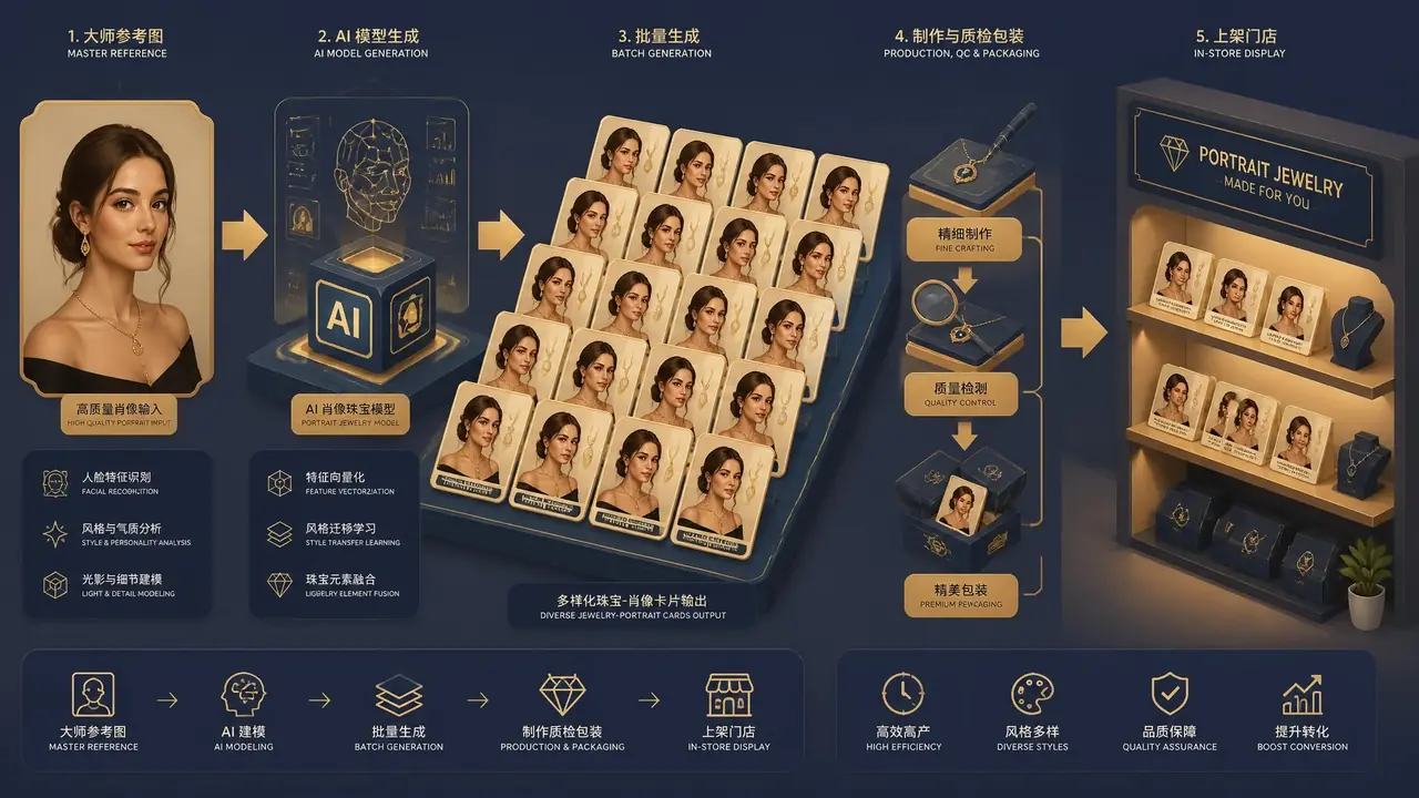 ai人像珠宝模特批量出图工作流：从基准图到上架的实测参数