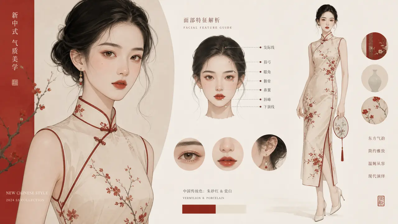 ai中国女模特图怎么生成东方面孔？新中式女装上新拍图的实测流程与避坑