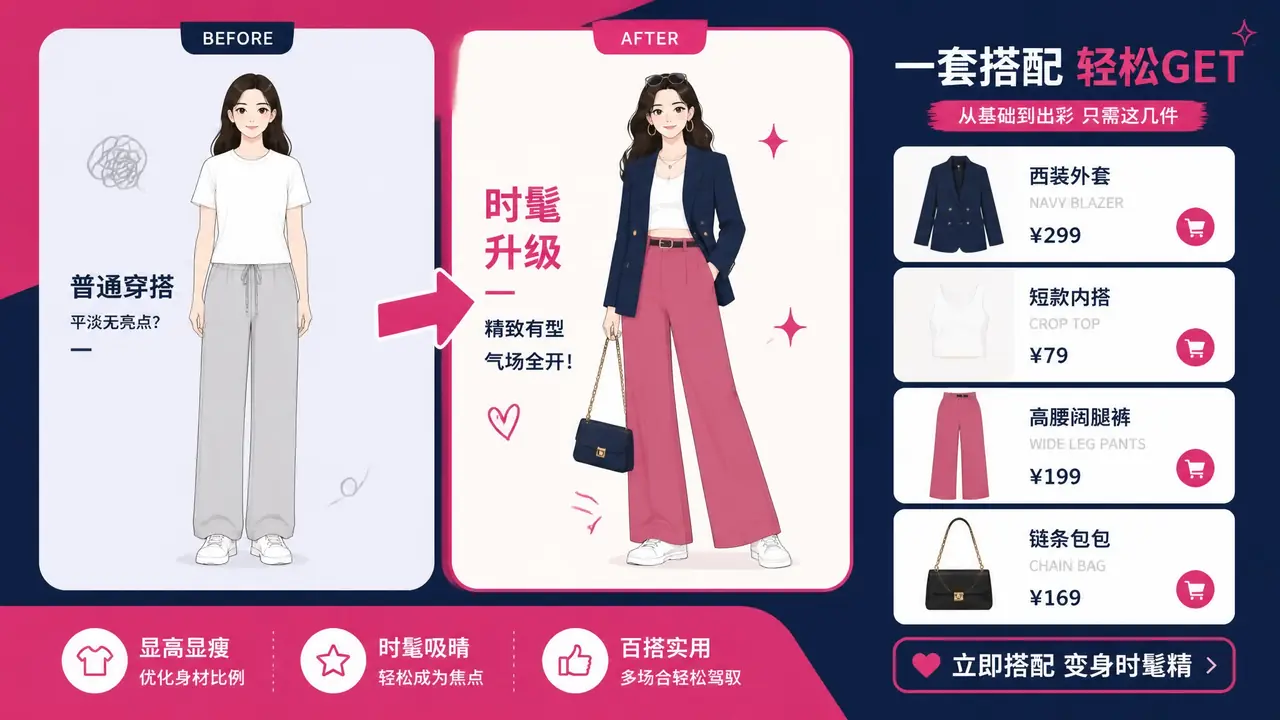 变装模特ai图怎么做电商上新？换装前后对比图的批量做法与翻车点